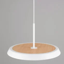 Lampadari Cucina-Selezionato da Mazzolaluce Lampadario da cucina bianco tonda minimal led 3000k