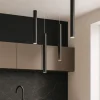 Lampadari Cucina-Top Light Lampadario da cucina cilindri nero round