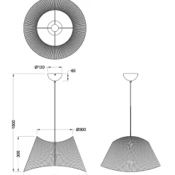 Lampadari Cucina-Selezionato da Mazzolaluce Lampadario da cucina conico marrone in corda