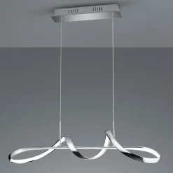 Lampadari Cucina-Selezionato da Mazzolaluce Lampadario da cucina cromato led 4000k design moderno