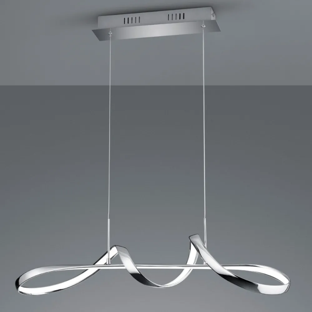 Lampadari Cucina-Selezionato da Mazzolaluce Lampadario da cucina cromato led 4000k design moderno