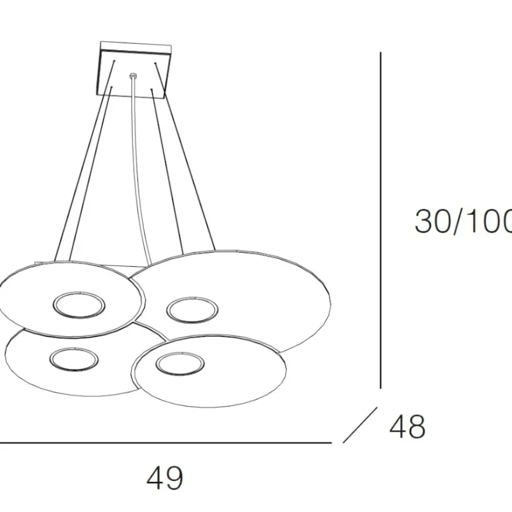 Lampadari Cucina-Top Light Lampadario da cucina design toplight cloud