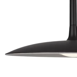 Lampadari Cucina-Selezionato da Mazzolaluce Lampadario da cucina disco nero led 16w 3000k design