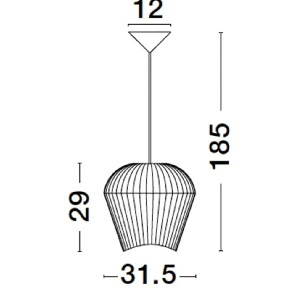 Lampadari Cucina-Selezionato da Mazzolaluce Lampadario da cucina fili tessuto nero