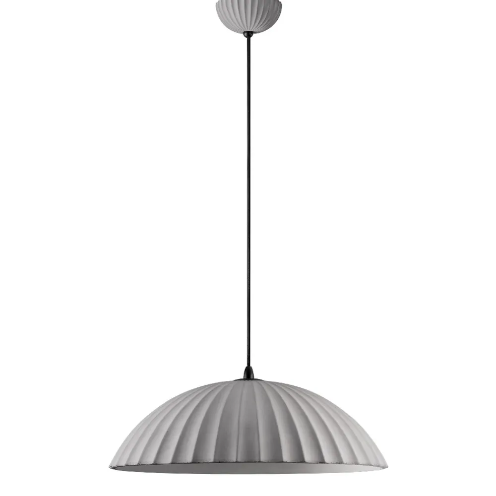 Lampadari Cucina-Selezionato da Mazzolaluce Lampadario da cucina in cemento scanalato