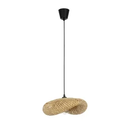 Lampadari Cucina-Selezionato da Mazzolaluce Lampadario da cucina in rattan e bambu'