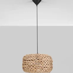Lampadari Cucina-Selezionato da Mazzolaluce Lampadario da cucina in rattan e corda naturale 40 cm