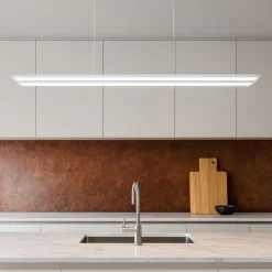 Lampadari Cucina-Top Light Lampadario da cucina 3000k a 6000k double track grigio
