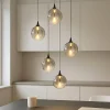 Lampadari Cucina-Selezionato da Mazzolaluce Lampadario da cucina led 3000k minimal con sfere in vetro