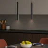 Lampadari Cucina-Top Light Lampadario da cucina luci decentrate cilindri nero