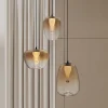 Lampadari Cucina-Selezionato da Mazzolaluce Lampadario da cucina 3 luci in vetro led 3000k design moderna