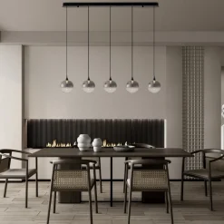 Lampadari Cucina-Selezionato da Mazzolaluce Lampadario da cucina 5 luci moderno led 3000k dimmerabile