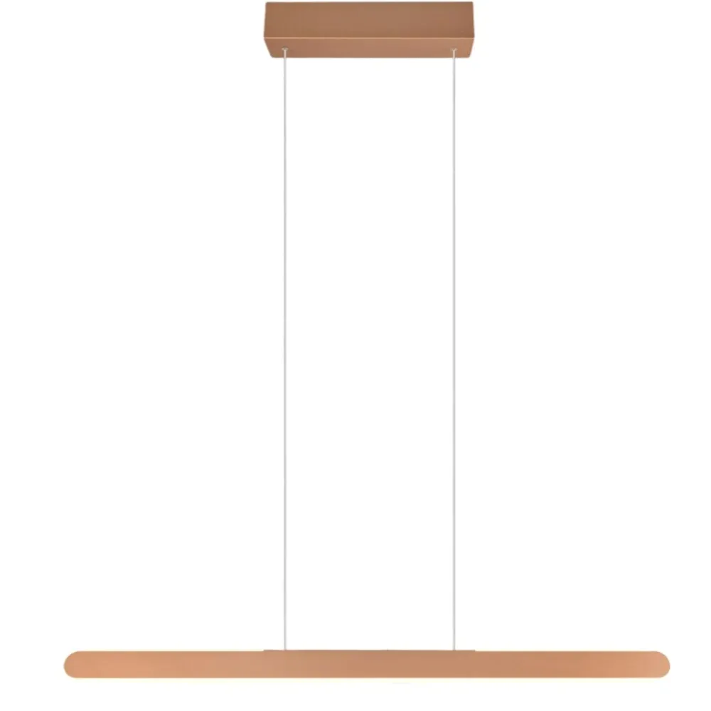 Lampadari Cucina-Selezionato da Mazzolaluce Lampadario da cucina moderna marrone led 28w dimmerabile