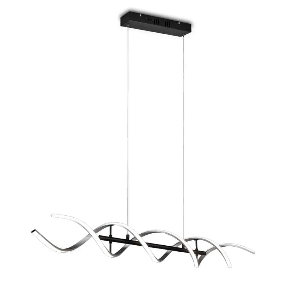 Lampadari Cucina-Selezionato da Mazzolaluce Lampadario da cucina moderna led da 2300k a 4000k colore argento
