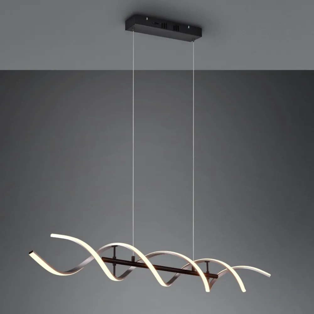 Lampadari Cucina-Selezionato da Mazzolaluce Lampadario da cucina moderna led da 2300k a 4000k colore argento