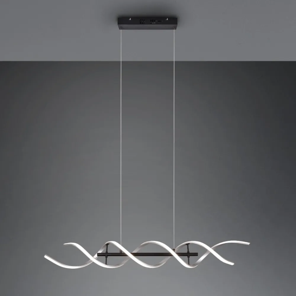 Lampadari Cucina-Selezionato da Mazzolaluce Lampadario da cucina moderna led da 2300k a 4000k colore argento