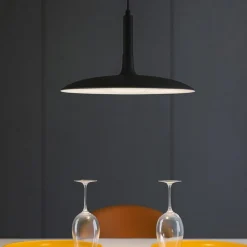 Lampadari Cucina-Selezionato da Mazzolaluce Lampadario da cucina moderna nero led 12w 3000k