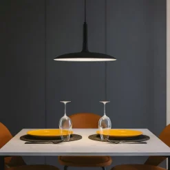Lampadari Cucina-Selezionato da Mazzolaluce Lampadario da cucina moderna nero led 12w 3000k