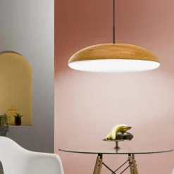 Lampadari Cucina-Selezionato da Mazzolaluce Lampadario da cucina moderna effetto legno