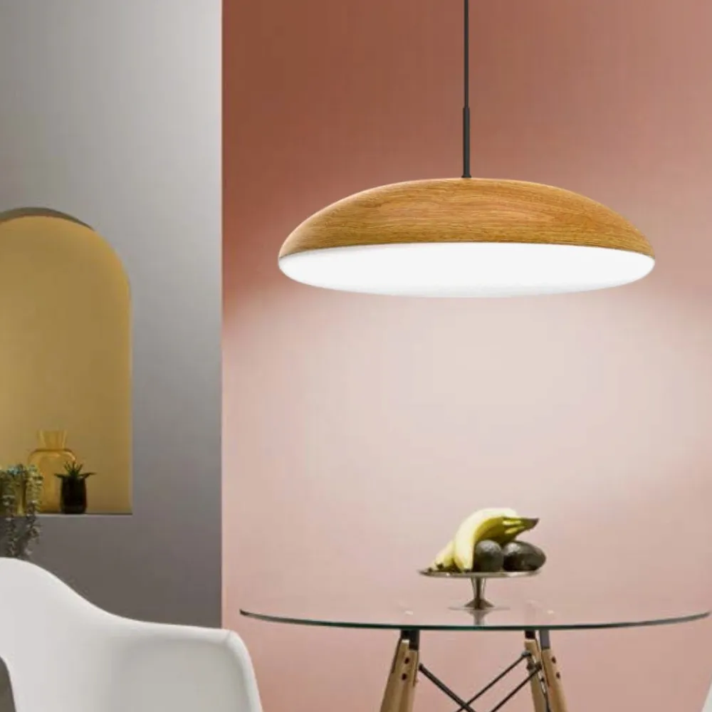Lampadari Cucina-Selezionato da Mazzolaluce Lampadario da cucina moderna effetto legno