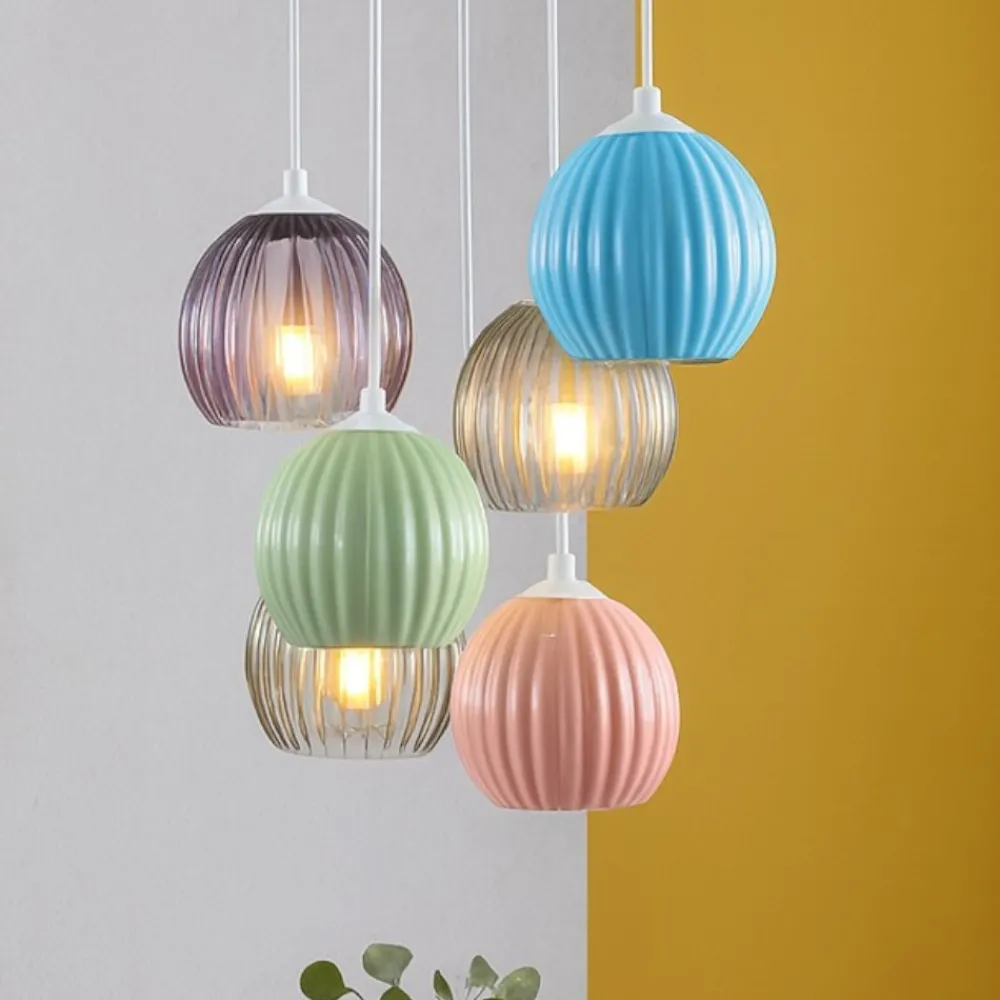 Lampadari Cucina-Selezionato da Mazzolaluce Lampadario da cucina moderna in ceramica e vetro 6 luci