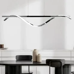 Lampadari Cucina-Selezionato da Mazzolaluce Lampadario da cucina moderna led 4000k dimmerabile