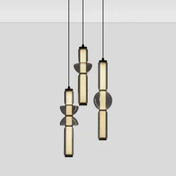 Lampadari Cucina-Selezionato da Mazzolaluce Lampadario da cucina moderna 3 luci dimmerabili led 3000k