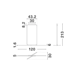 Lampadari Cucina-Selezionato da Mazzolaluce Lampadario da cucina moderno led da 2700k a 4000k biemissione