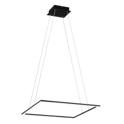 Lampadari Cucina-Affralux Lampadario da cucina nero quattro led 68w 3000k