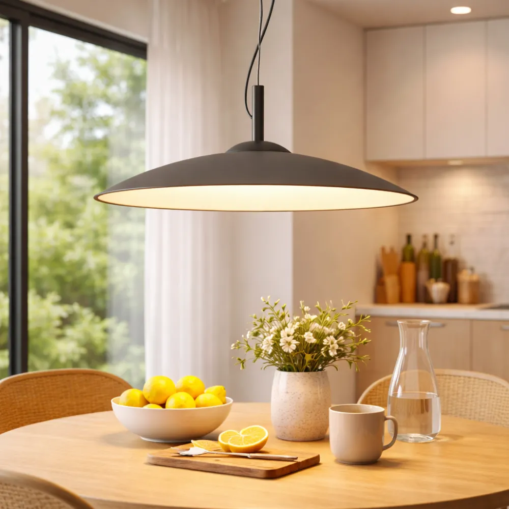 Lampadari Cucina-Ideal Lux Lampadario da cucina nero eclipse