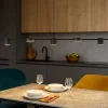 Lampadari Cucina-Selezionato da Mazzolaluce Lampadario da cucina nero orizzontale per tavolo isola