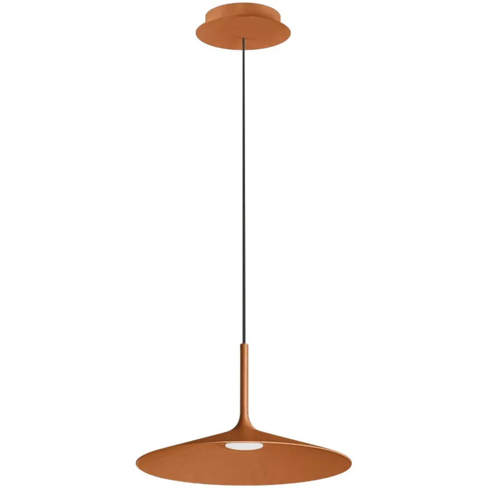 Lampadari Cucina-Linea Light Lampadario da cucina poe plus terracotta led 15w 3000k