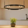 Lampadari Cucina-Selezionato da Mazzolaluce Lampadario da cucina rotondo nero led 3000k dimmerabile