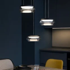 Lampadari Cucina-Selezionato da Mazzolaluce Lampadario da cucina tre luci sospese led 3000k dimmerabile