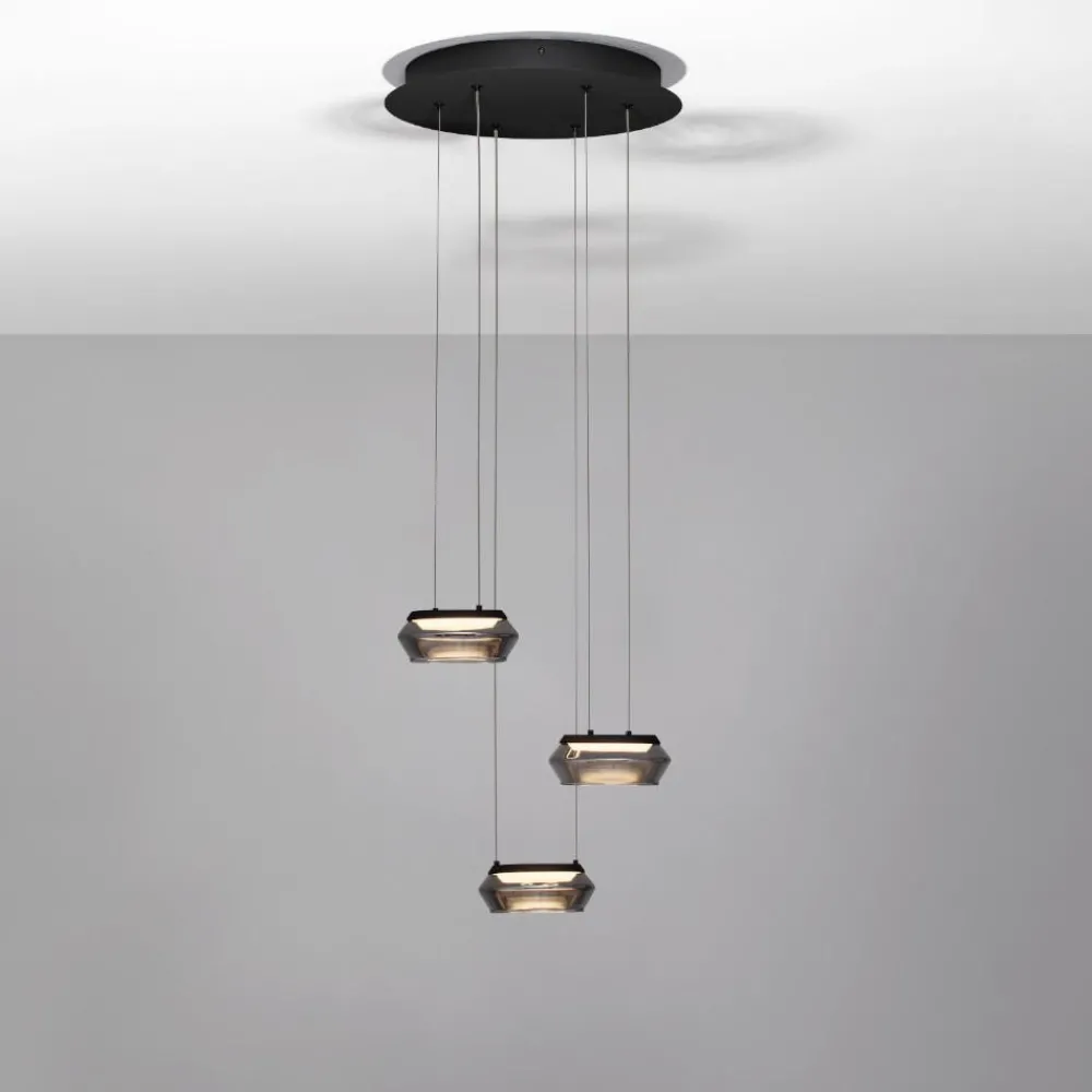 Lampadari Cucina-Selezionato da Mazzolaluce Lampadario da cucina tre luci sospese led 3000k dimmerabile