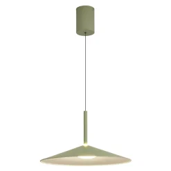 Lampadari Cucina-Selezionato da Mazzolaluce Lampadario da cucina verde saliscendi 32cm led 9w 3000k