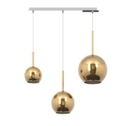 Lampadari Cucina-Top Light Lampadario da cucina vetri oro future