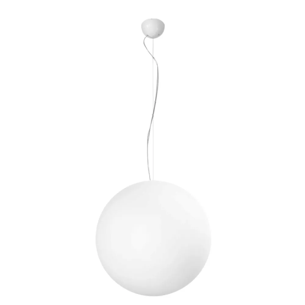 Lampadari Moderni-Linea Light Lampadario da esterno sfera bianca oh! p65