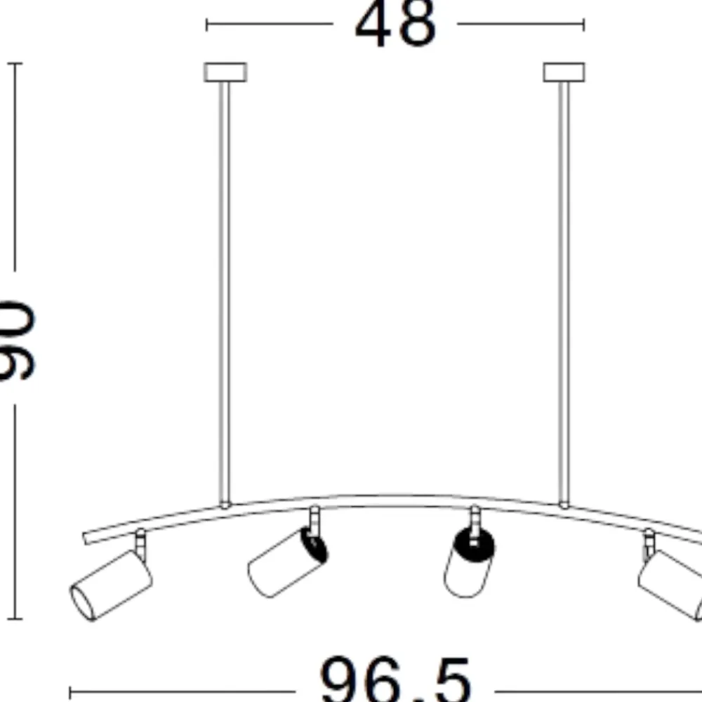 Lampadari Cucina-Selezionato da Mazzolaluce Lampadario da soffitto per cucina nero oro spot orientabili