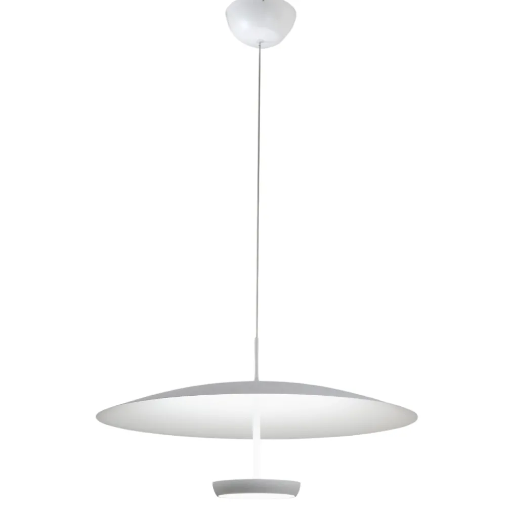 Lampadari Cucina-Fabas Luce Lampadario design bianco yuko per tavolo sala da pranzo