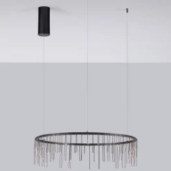 Lampadari Moderni-Selezionato da Mazzolaluce Lampadario design cielo stellato design moderno nero