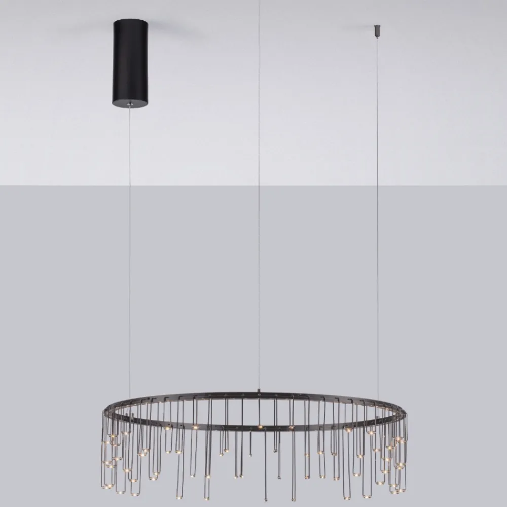 Lampadari Moderni-Selezionato da Mazzolaluce Lampadario design cielo stellato design moderno nero