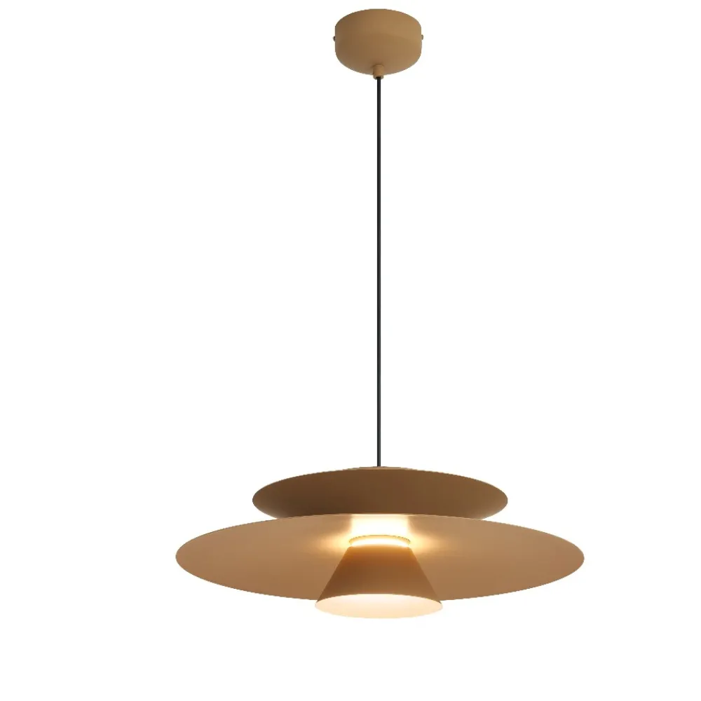 Lampadari Cucina-Selezionato da Mazzolaluce Lampadario design colore khaki per cucina tavolo da pranzo led dimmerabile