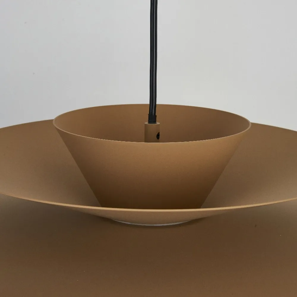Lampadari Cucina-Selezionato da Mazzolaluce Lampadario design colore khaki per cucina tavolo da pranzo led dimmerabile