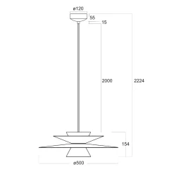 Lampadari Cucina-Selezionato da Mazzolaluce Lampadario design colore khaki per cucina tavolo da pranzo led dimmerabile