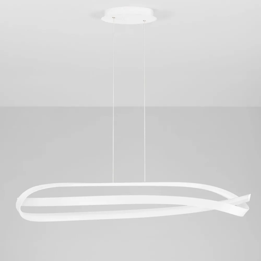 Lampadari Moderni-Selezionato da Mazzolaluce Lampadario design intreccio moderno per tavolo sala da pranzo