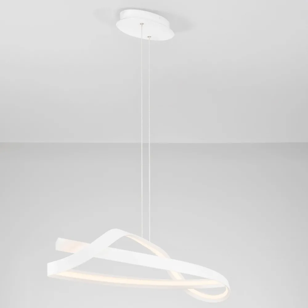 Lampadari Moderni-Selezionato da Mazzolaluce Lampadario design intreccio moderno per tavolo sala da pranzo