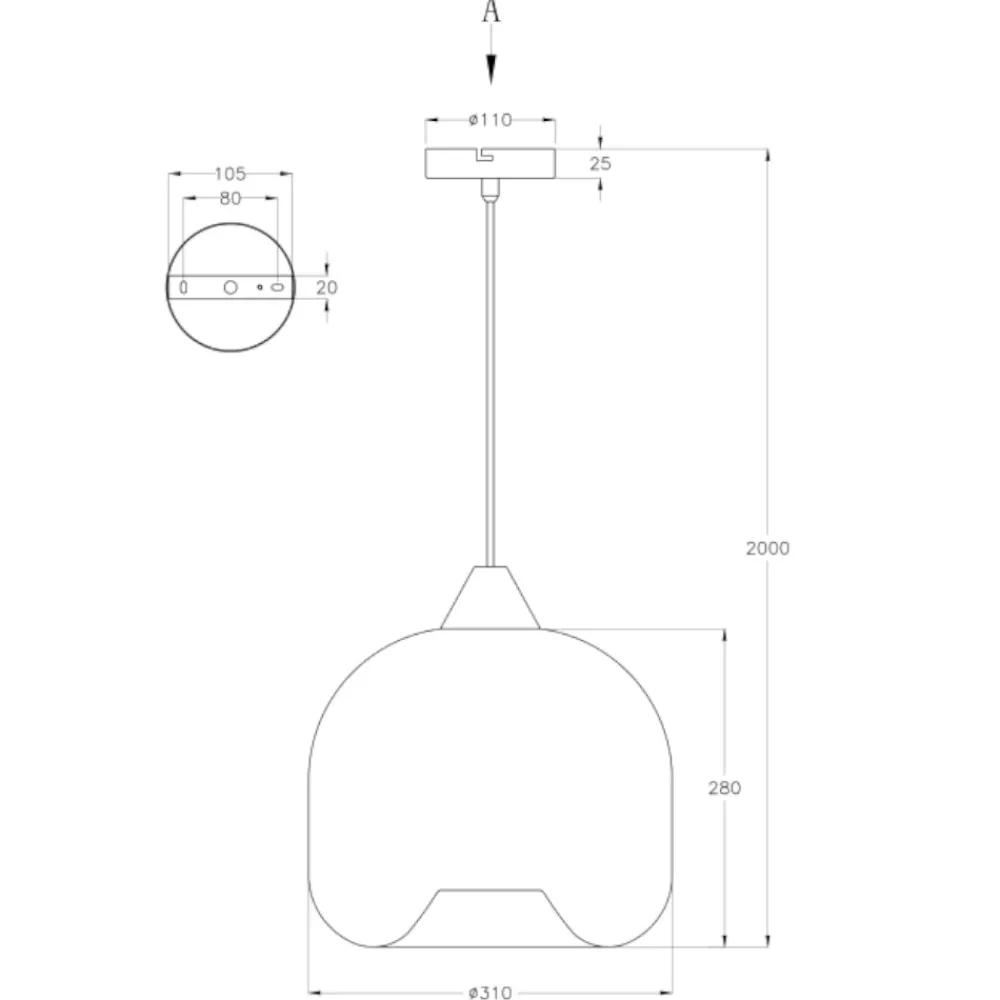 Lampadari Moderni-Fabas Luce Lampadario design in vetro soffiato fume moderno maia