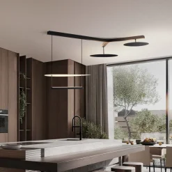 Lampadari Moderni-Selezionato da Mazzolaluce Lampadario design led 81w 3000k per sala da pranzo moderna
