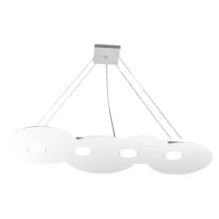 Lampadari Moderni-Top Light Lampadario design moderno bianco per soggiorno toplight cloud